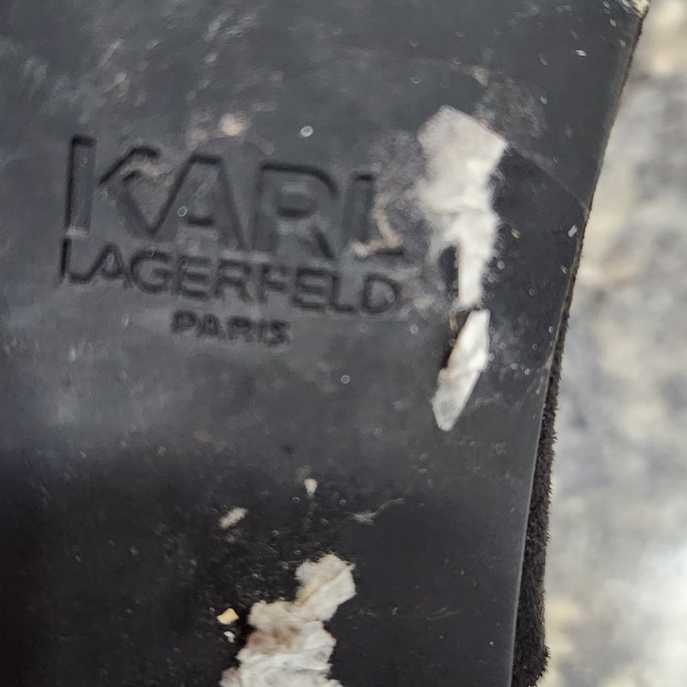 Karl Lagerfeld Paris Suede Boots - Picture 7 of 7